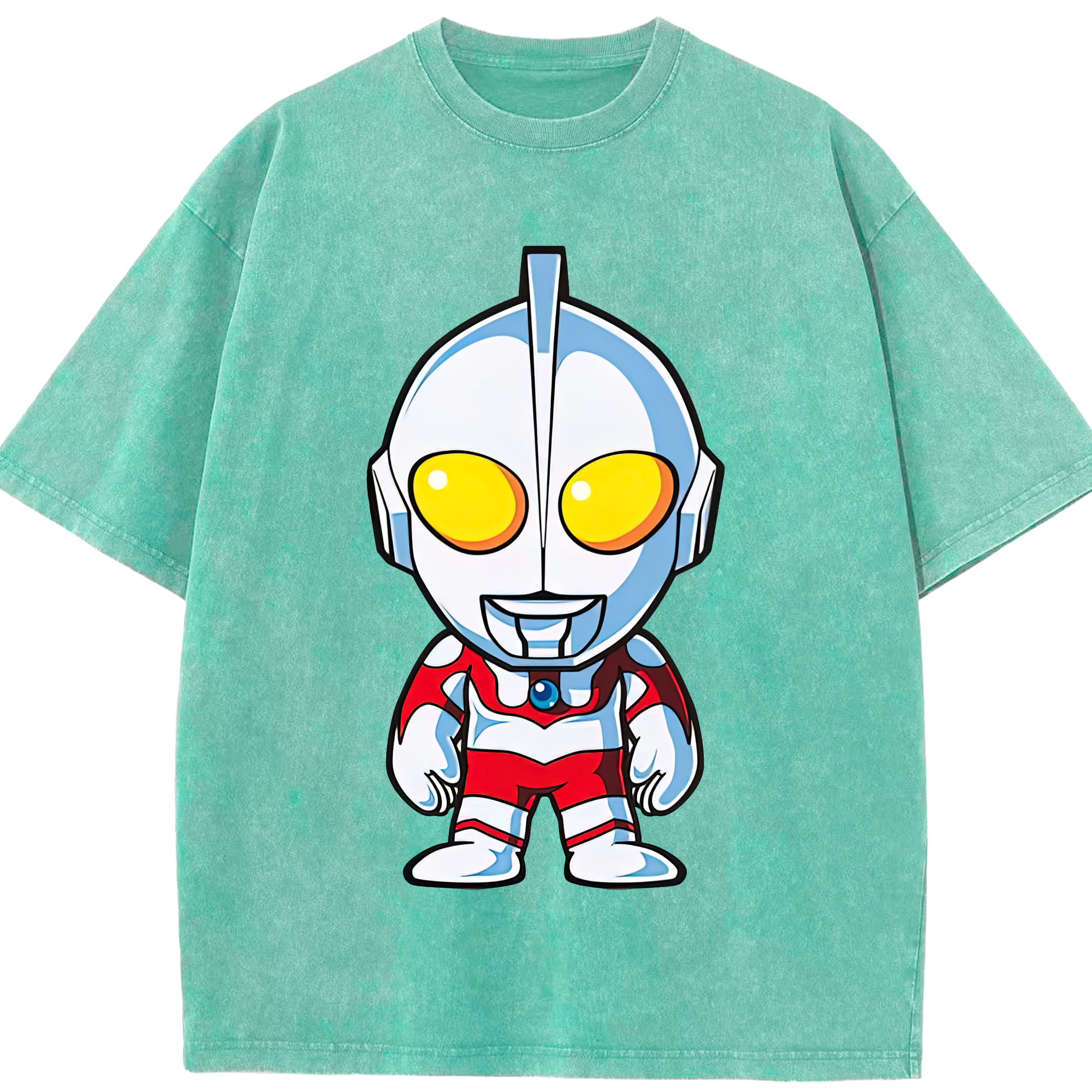 （画像用） ウルトラマン Ultraman 綿100% ヴィンテージ風 半袖Tシャツ（フロントプリント）